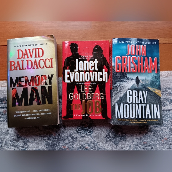 paperback novels Other - 3 paperback mystery fiction novels bundle lot